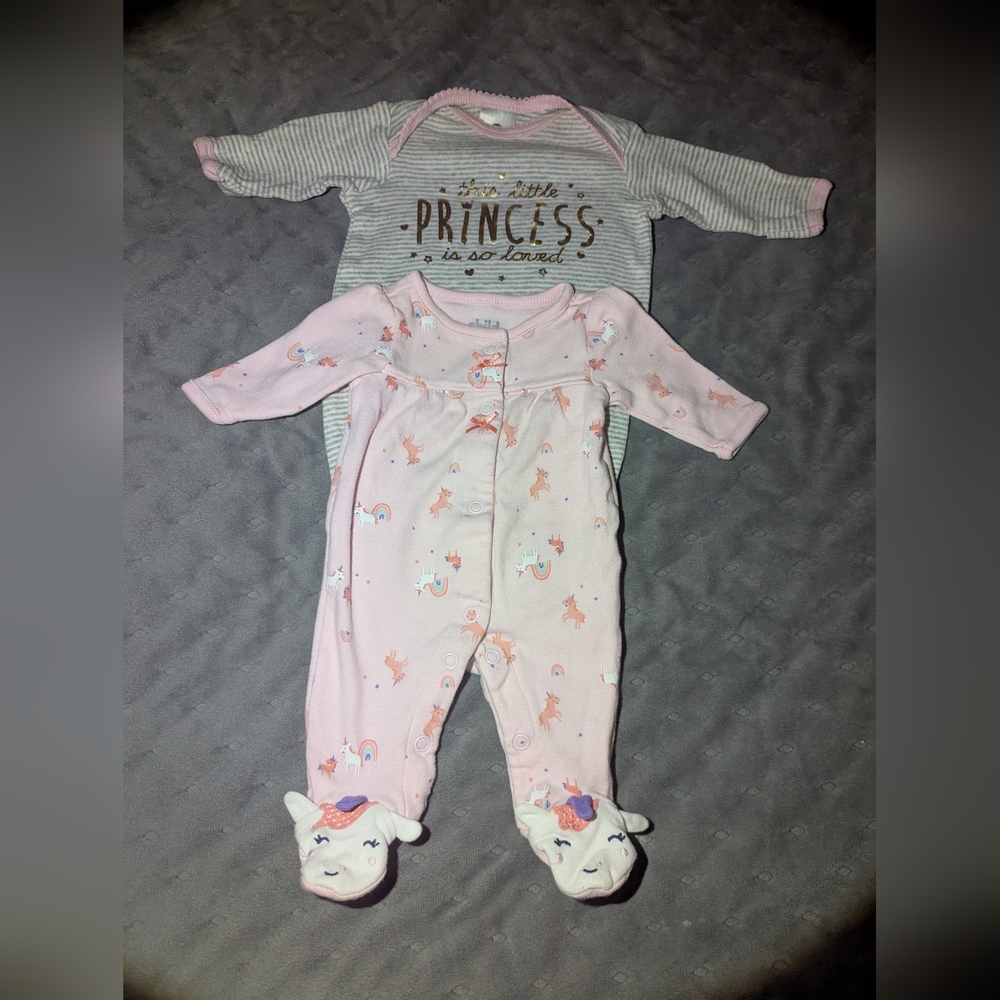 ✨5/$25 Preemie | Newborn | Baby Girl | Carter & Gerber | Sleep Gown & Onepiece |